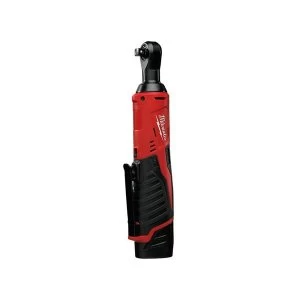 Image of Milwaukee Power Tools M12 IR-201B Sub-Compact 3/8in Impact Ratchet 12V 1 x 2.0Ah Li-ion