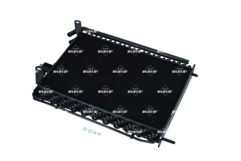 Image of NRF 35370 Condenser EASY FIT with seal ring, with gaskets/seals Aluminium Condenser,air conditioning (448)
