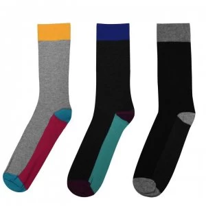 image of Happy Socks 3 Pack 4 Colour Socks - 4 Colour