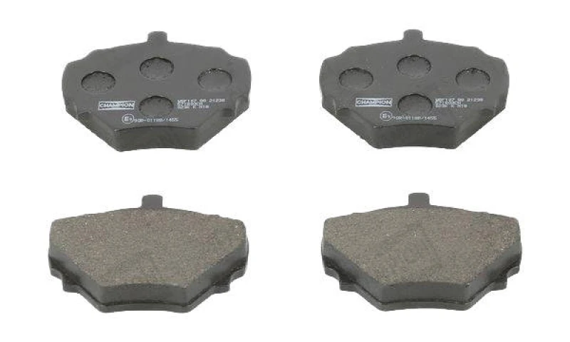 Image of CHAMPION 571803CH Brake pad set not prepared for wear warning indicator Brake Pad Set,disc brake (402)