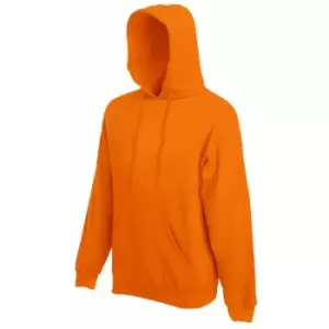 Image of Fruit Of The Loom Mens Hooded Sweatshirt / Hoodie (2XL) (Orange)