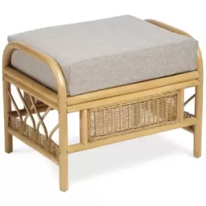 Image of Desser Viola Light Oak Footstool - Grade B
