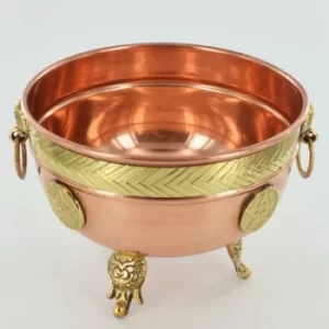Image of Copper Bowl with Pentagram 13x10cm