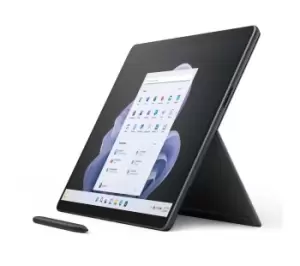 Image of Microsoft 13" Surface Pro 9 - Intel Core i5, 256GB SSD, Graphite, Black