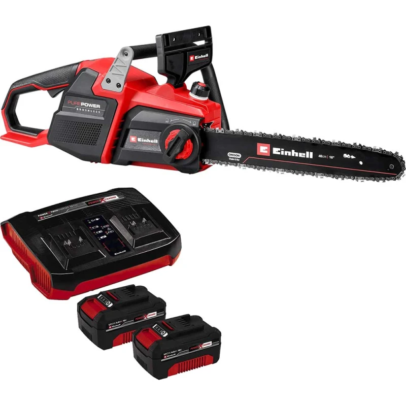 Image of Einhell Professional GP-LC 36/40 Li BL 36v Cordless Brushless Chainsaw 400mm GP-LC 36/40 Li BL Batteries: 2 x 4ah Li-ion