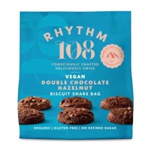 Image of Rhythm 108 Double Chocolate Hazelnut Biscuit Share Bag 135g