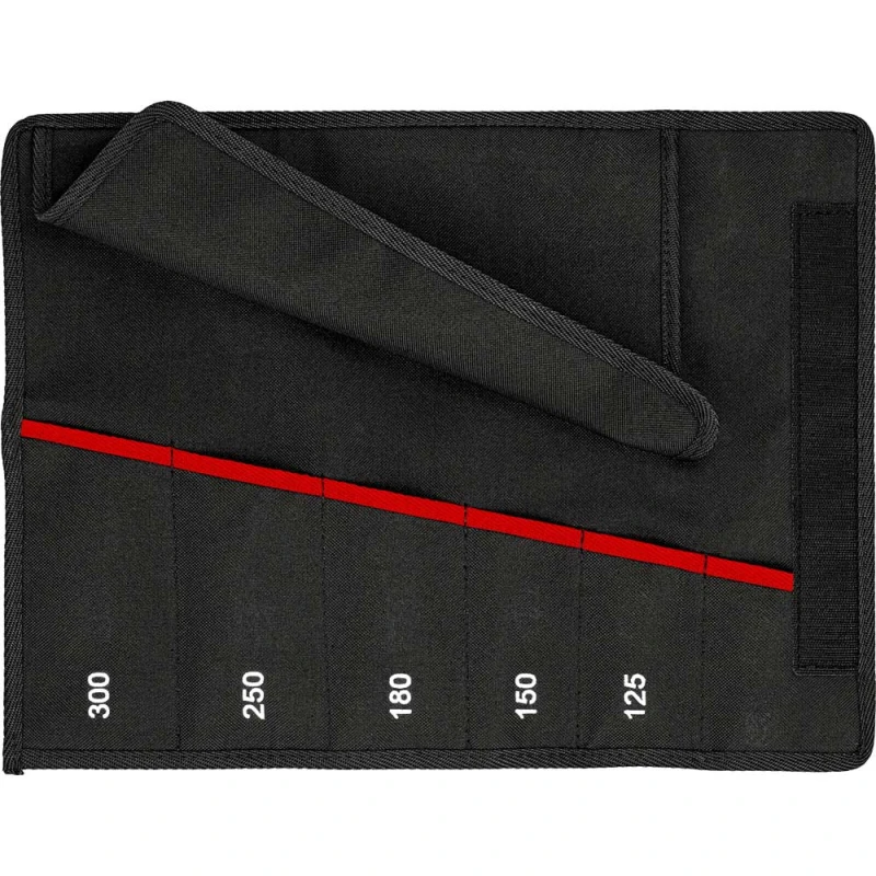 Image of Knipex 6 Compartment Empty Pliers Tool Roll Pouch 00 19 55 S5 LE