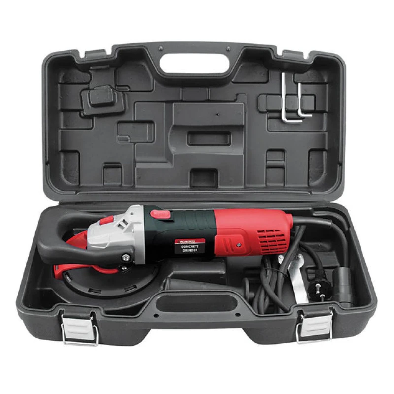 Image of Vitrex Roberts Concrete Grinder Disc Guard Metal Ceramic Stone Cutting Tool Carry Case Red