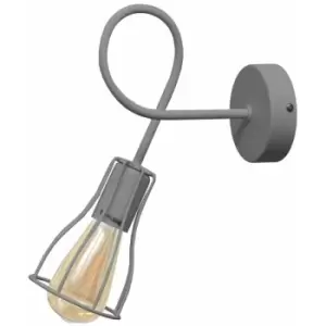 image of Netlighting Oxford Wall Lamp Grey 10cm