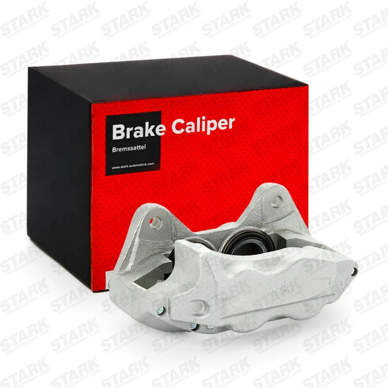 Image of STARK SKBC-0460053 Brake caliper Front Axle, without holder Cast Iron Brake Caliper (78)