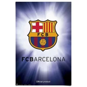 Image of FC Barcelona Poster Crest 9
