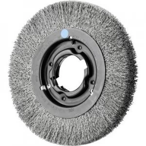 image of PFERD HORSE round brush uncoated 200 x 50 mm wire thickness 0.3mm With hole + adapter set AK 32-2 43701260