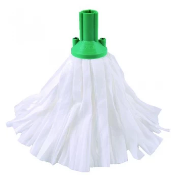 image of Contico Green Exel Big White Mop Head Pack of 10 102199GN