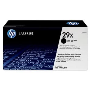 Image of HP 29X Black Laser Toner Ink Cartridge