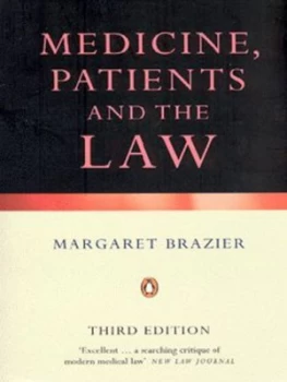 Image of Medicine Patients and the Law by Margaret Brazier Book