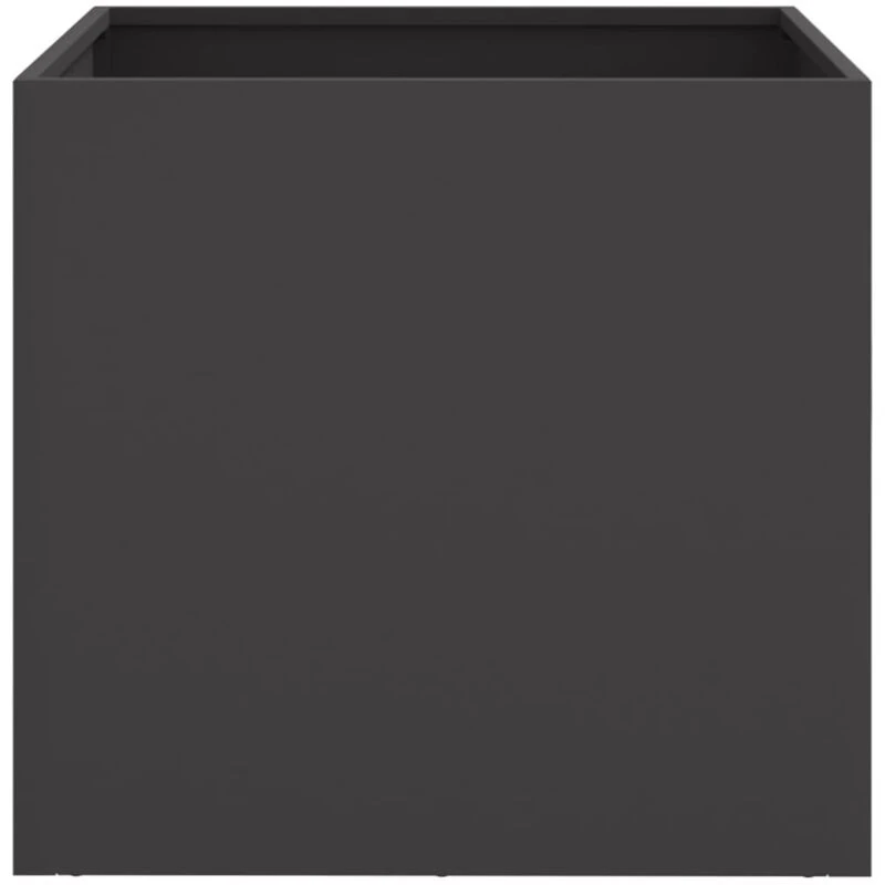 Image of VIDAXL Planters 2 pcs Black 49x47x46cm Steel Vidaxl 8721012364189