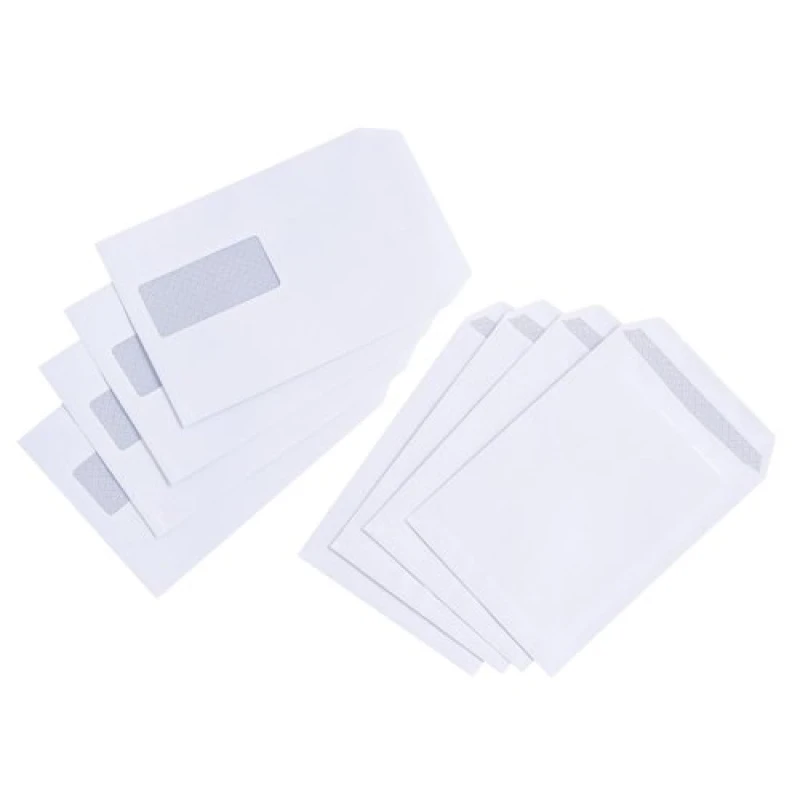 Image of 5 Star Value Self Seal C5 Windowed Pocket Envelope 90gsm - White (500 Pack)