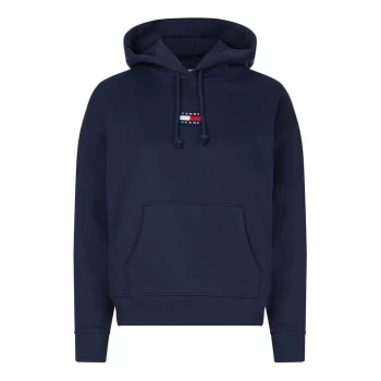 image of Tommy Jeans Tjw Tommy Center Badge Hoodie - TWILGHT NVY C87