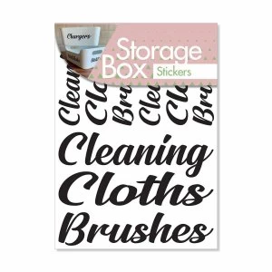 Image of Storage Stickers Cleaning