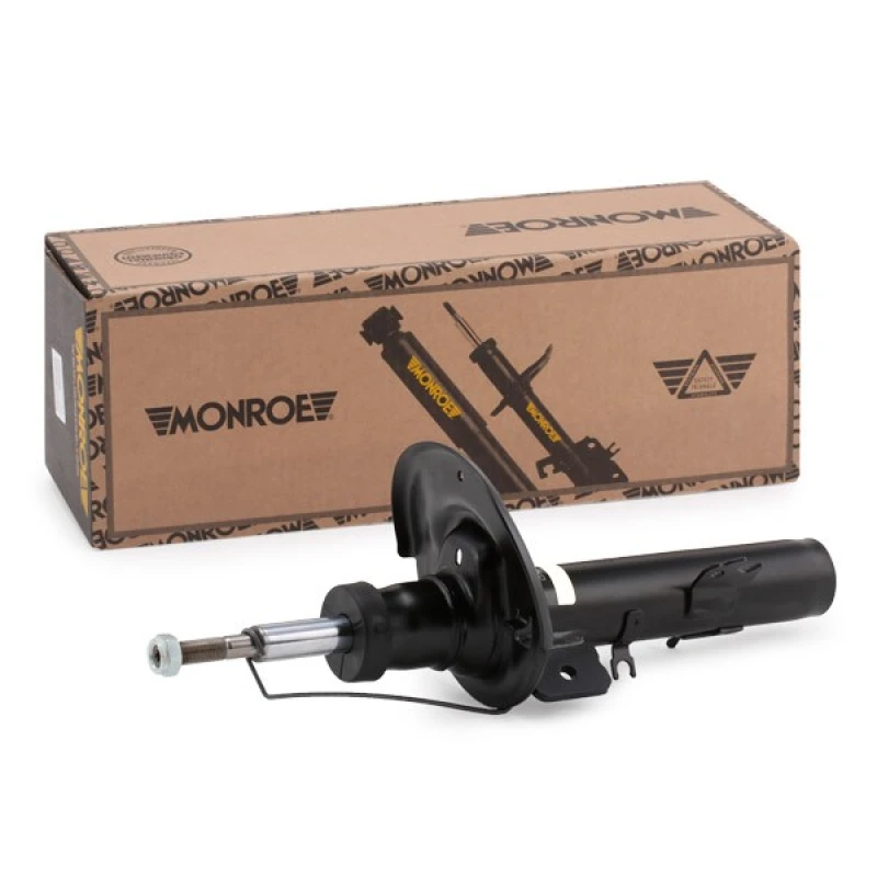 Image of RIDEX 854S0645 Shock absorber Front Axle Right, Gas Pressure, Twin-Tube, Damper with Rebound Spring, Top pin Shock Absorber (854)