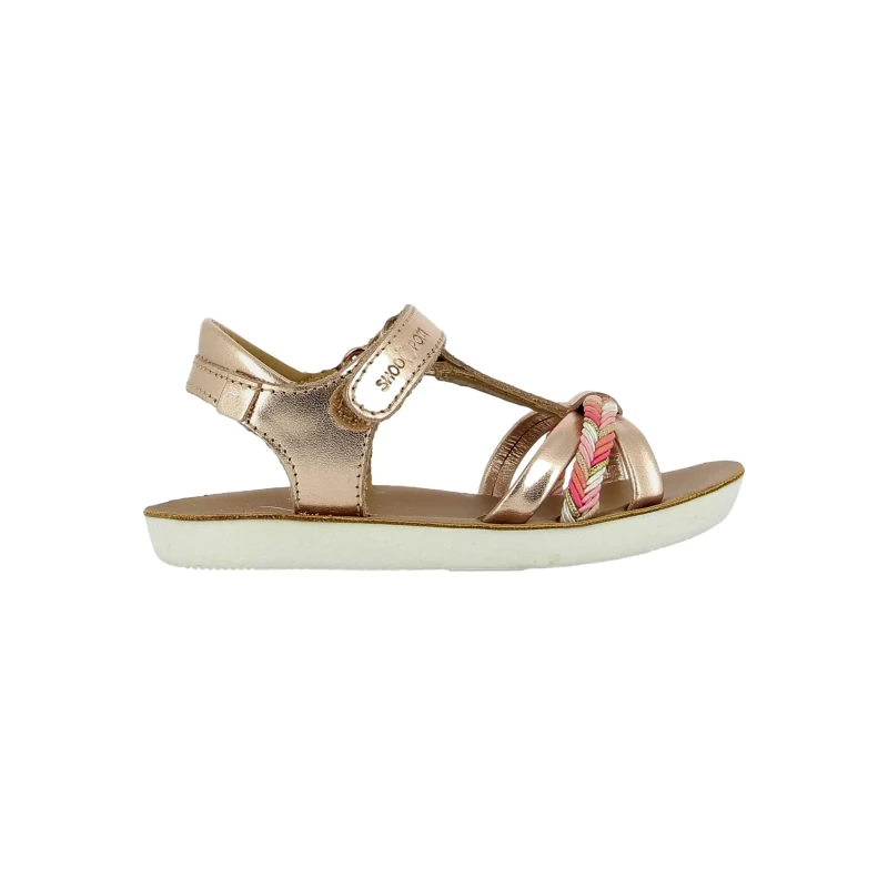 Image of Shoo Pom GOA SALOME girls's Flat sandals in Gold