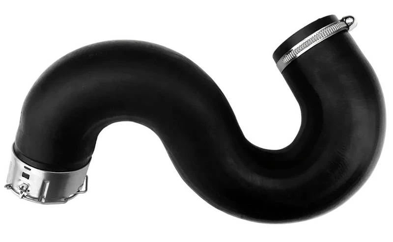 Image of GT-BERGMANN GT52-717 Turbocharger Hose with clamp, AEM (Ethylene Acrylate Rubber) AEM (Ethylene Acrylate Rubber) Charger Intake Hose (3314)
