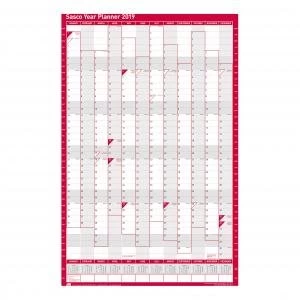 Image of Sasco 2019 Unmounted Portrait Year Planner 2401933