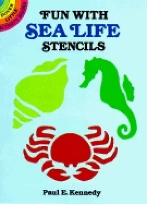 Image of fun with sea life stencils