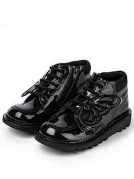 Image of Kickers Girls Kickers Kick Hi Faeries Boot - Black