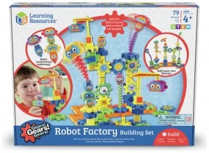 image of Learning Resources Gears Gears Gears Robot Factory Set.