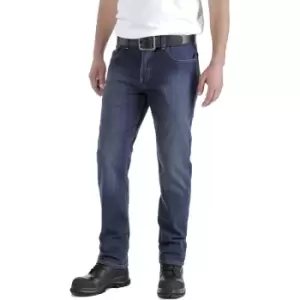 Image of Carhartt Mens Rugged Flex Relaxed Straight Cut Denim Jeans Waist 31 (79cm), Inside Leg 32' (81cm)