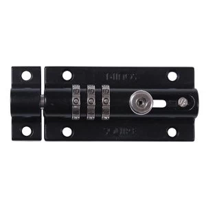 image of Squire CombiBolt 3 Re-Codable Locking Bolt Chrome 92mm