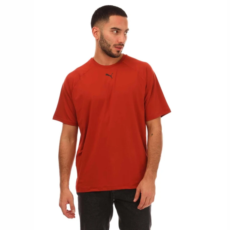 Image of Puma Cloudspun ThermoAdapt Performance T-Shirt - Red Red S