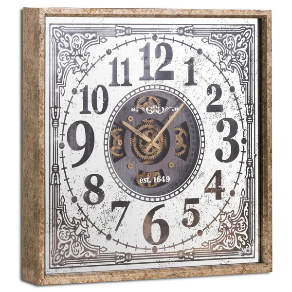 Image of Mirrored Moving Mechanism Wall Clock
