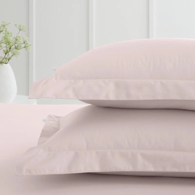 Image of Bianca '400 Thread Count Cotton Sateen' Oxford Pillowcase Pair Pink