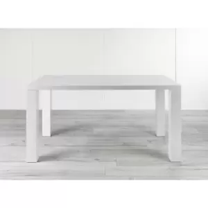 image of Out & out Alexandra White Dining Table 150cm