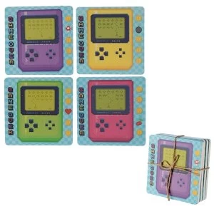 Retro Gaming Design Set of 4 Novelty Coasters