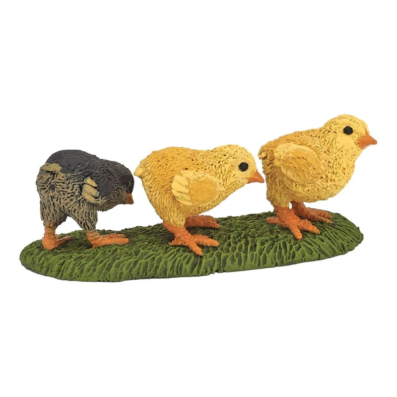 Image of Difuzed Farmyard Friends Chicks Toy Figure Set, 3 Years or Above, Multi-colour (51163) Multi unisex