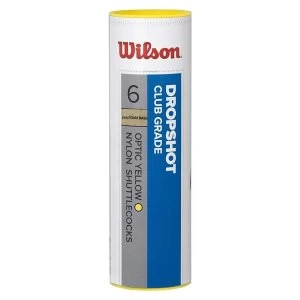 Wilson Dropshot Shuttle - Tube of 6 - Yellow