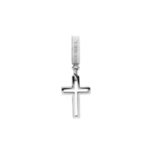 Image of Diesel Stainless Steel Hoop Earrings