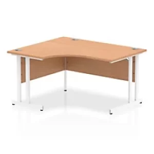 image of Dynamic Ergonomic Desk Impulse ICDLC14WOAK Rectangular MFC 1600 mm x 800 mm x 725mm Maple