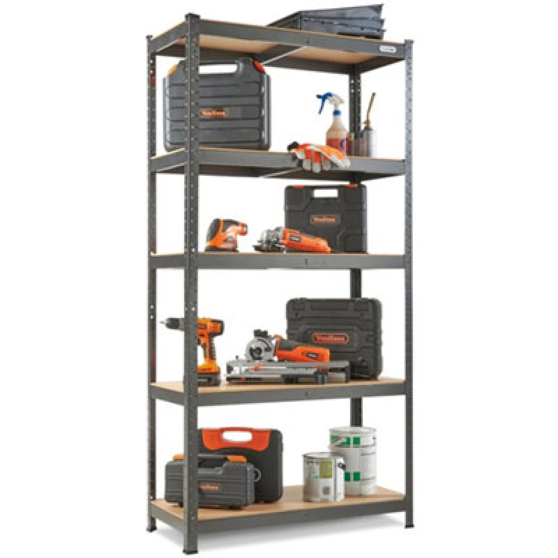 Image of Vonhaus 5-Tier Garage Shelves With 875Kg Capacity