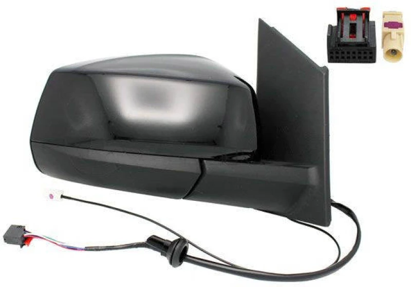 Image of ALKAR 6158830 Wing mirror Right, Glossy, Electric, with aerial Outside Mirror (50)