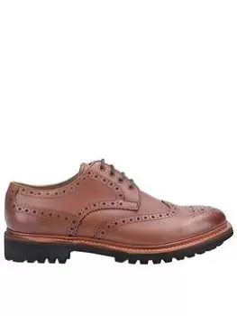 image of Cotswold Quenington Commando Sole Shoes, Brown, Size 11, Men