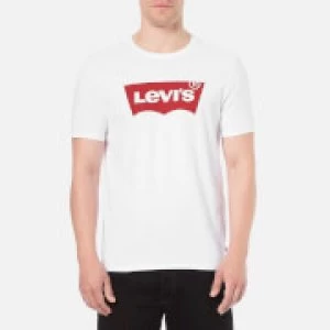 image of Levis Mens Graphic Logo T-Shirt - Graphic White - XXL