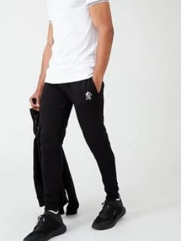 Image of Gym King Basis Tracksuit Bottoms - Black, Size XL, Men