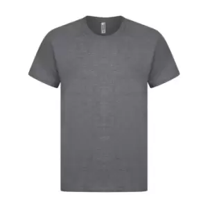 Image of Casual Classic Mens Ringspun Tee (L) (Dark Heather)