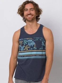 Image of Animal Viper Vest - Blue Marl, Blue Marl, Size XL, Men