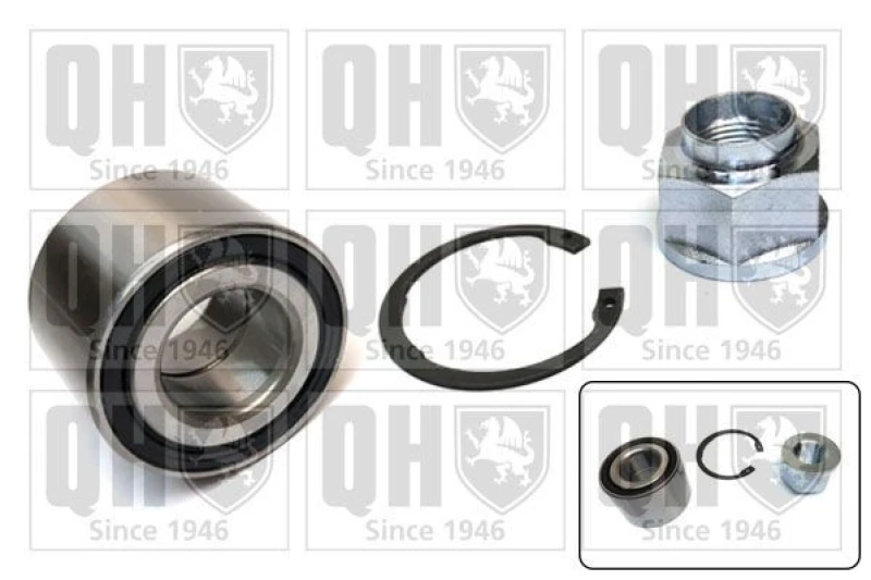 Image of QUINTON HAZELL Wheel bearing kit QUINTON HAZELL QWB1507