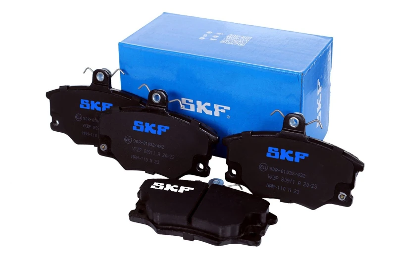 Image of SKF VKBP 80911 A Brake pad set with acoustic wear warning Brake Pad Set,disc brake (402)